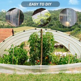 Laapee UV-stabilized anti-drip coating protects plants by reducing surface condensation.