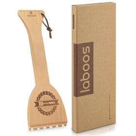 Laboos durable cleaning tool suitable for grill grates and wooden surfaces.