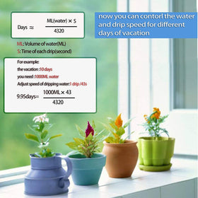 LABOTA indoor plant watering system supports potted plants with reliable drips.