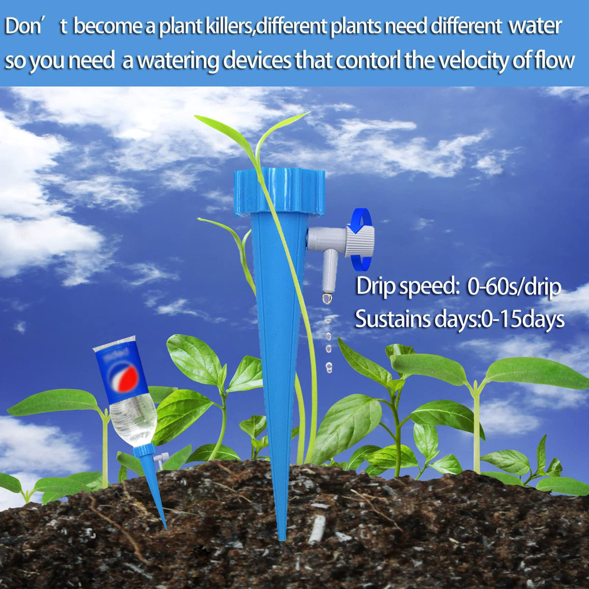 LABOTA outdoor waterer helps garden beds stay hydrated with simple deployment.
