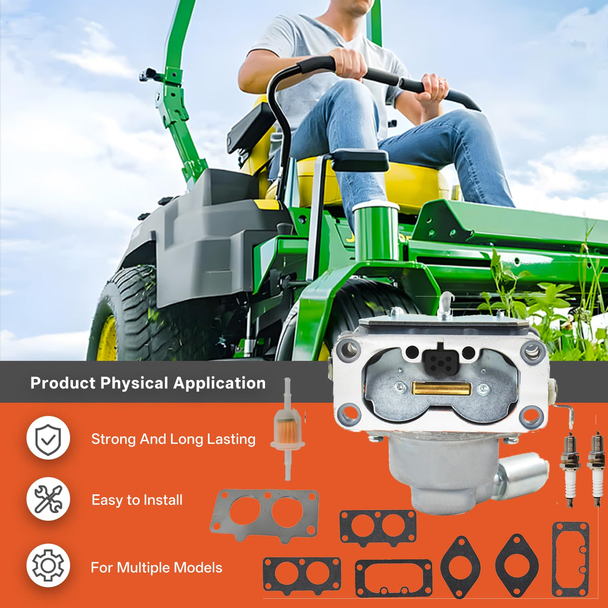 Labwork lawn mower replacement models option shows broad compatibility for various engines