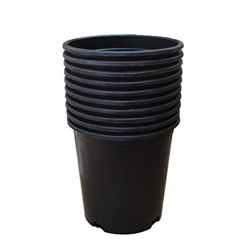 Labworkauto 1-gallon nursery pot with bottom drainage holes for better aeration