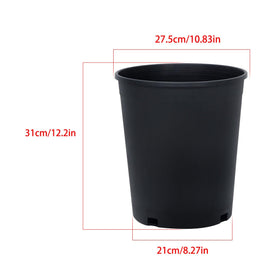 Labworkauto 2-gallon nursery pot featuring a wide rim for easy handling and stacking