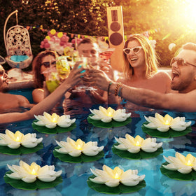 LACGO water activated lotus lamp powers on contact with water