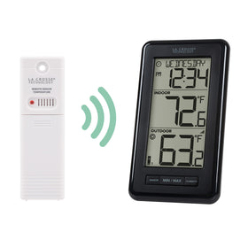 La Crosse 308-43647-INT indoor humidity reading for comfortable space awareness.