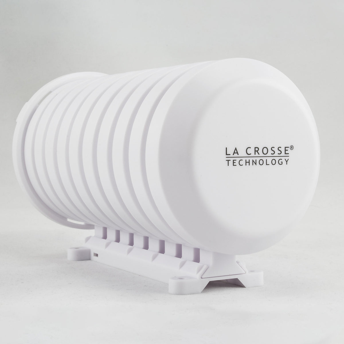 Tiered plate design enhances ventilation while shielding La Crosse sensors