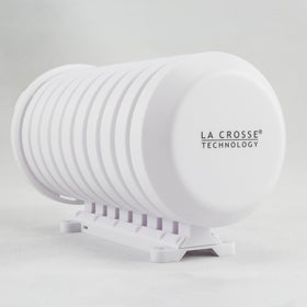 Tiered plate design enhances ventilation while shielding La Crosse sensors