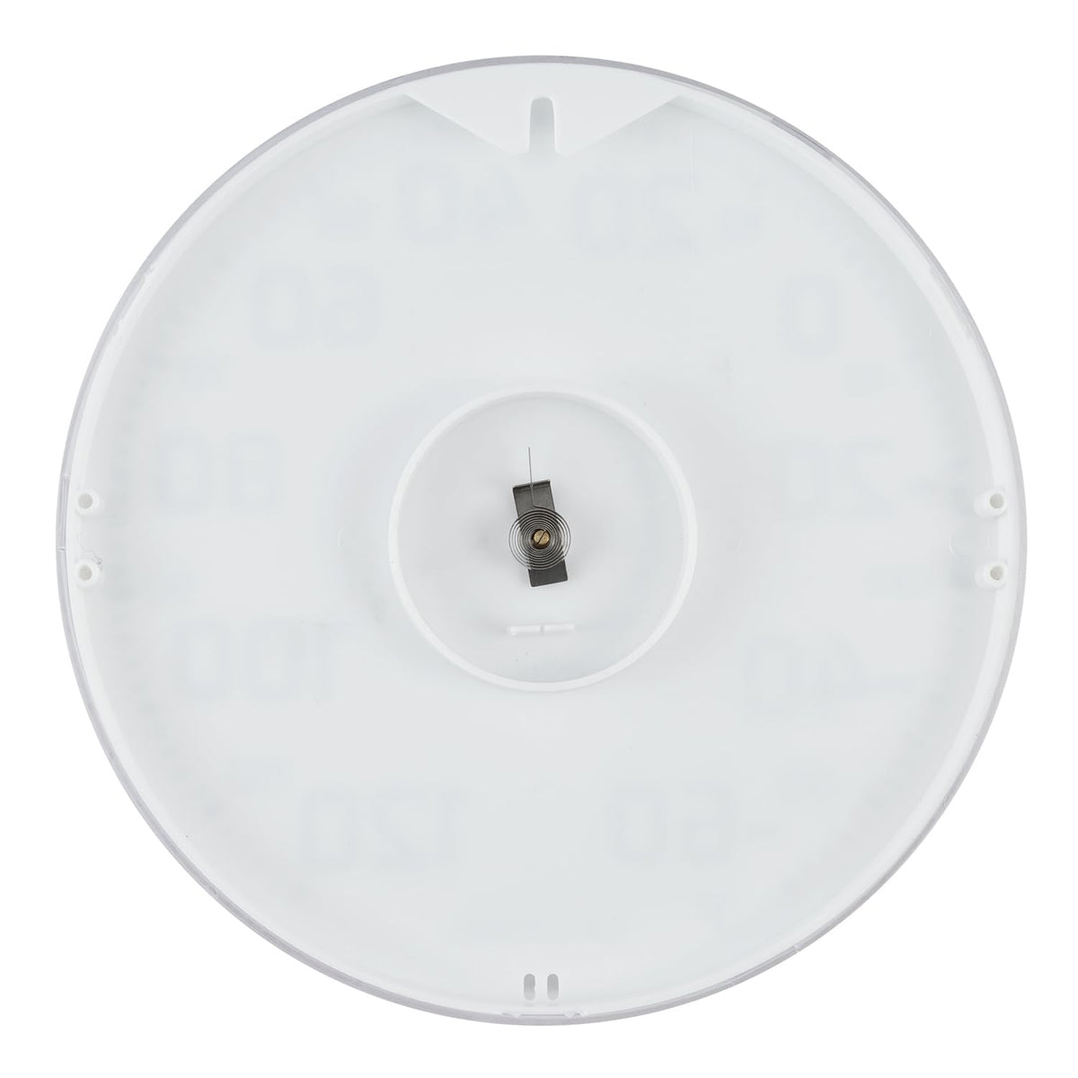 La Crosse wall-mount thermometer shown mounted for easy indoor/outdoor use.