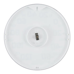 La Crosse wall-mount thermometer shown mounted for easy indoor/outdoor use.