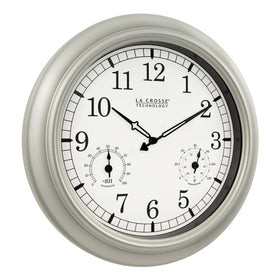 La Crosse WT-3181PL-Q thermometer gauge shows temperature at a glance.
