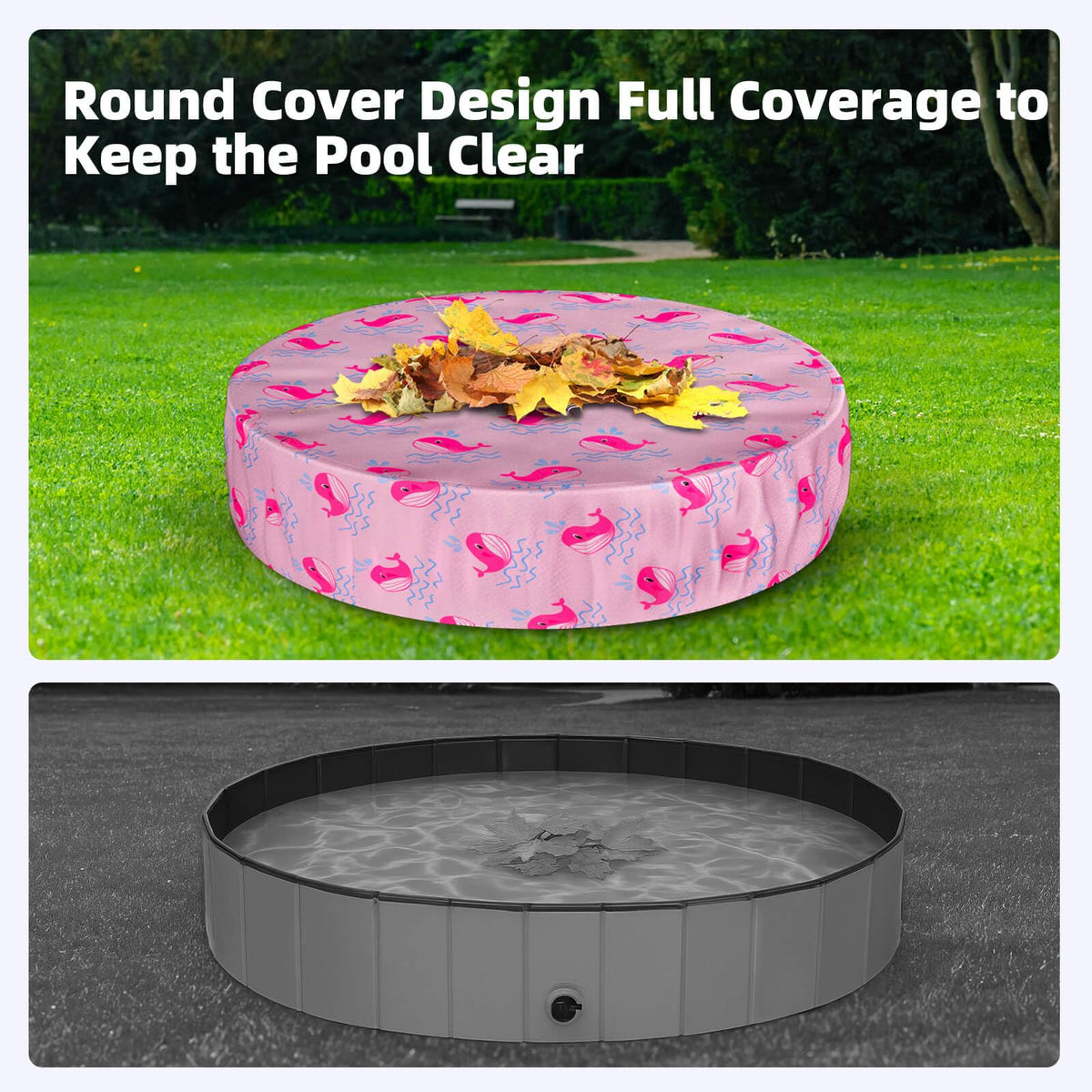 Ladadee outdoor multipurpose cover used as pool lid or sandbox lid