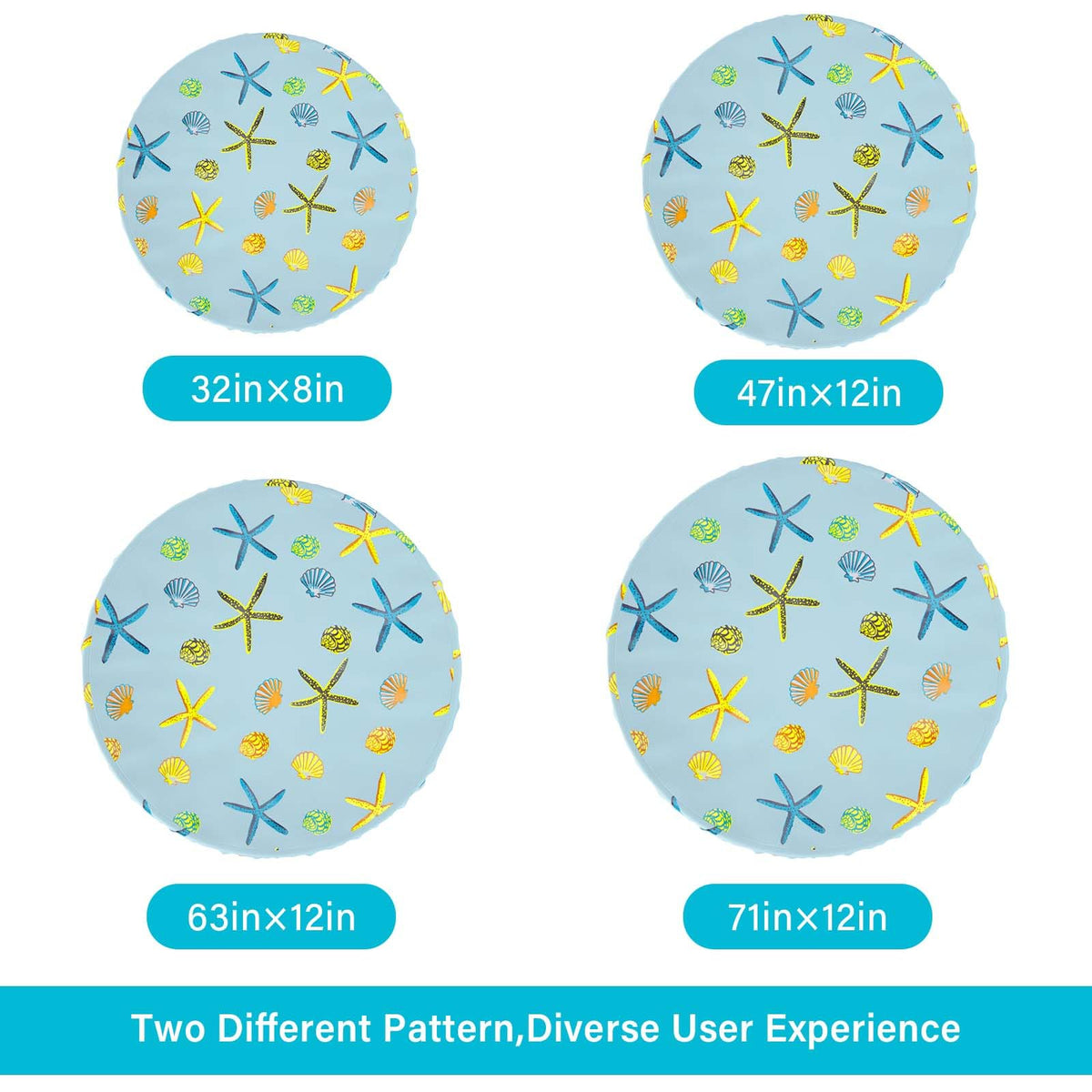 Ladadee foldable round pool cover 63inch shields large pools from dust and leaves.