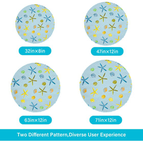 Ladadee foldable round pool cover 63inch shields large pools from dust and leaves.