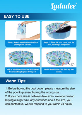 Ladadee UV protection helps prevent sun damage to pool surfaces