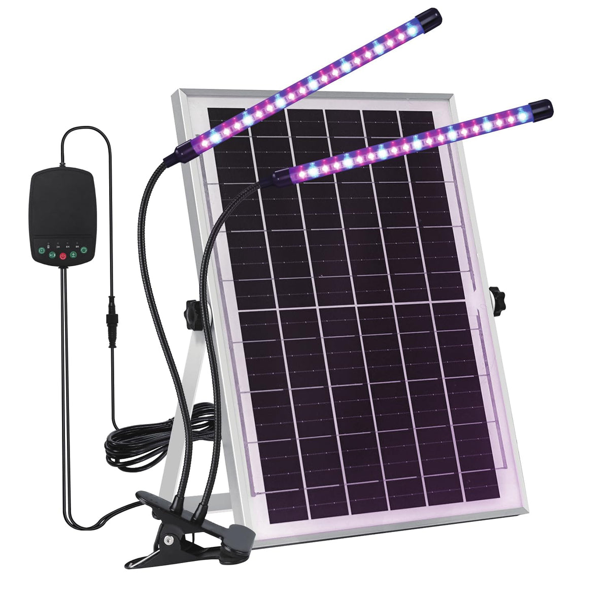 Ladate battery-powered grow light with USB-C charging for flexible indoor use.