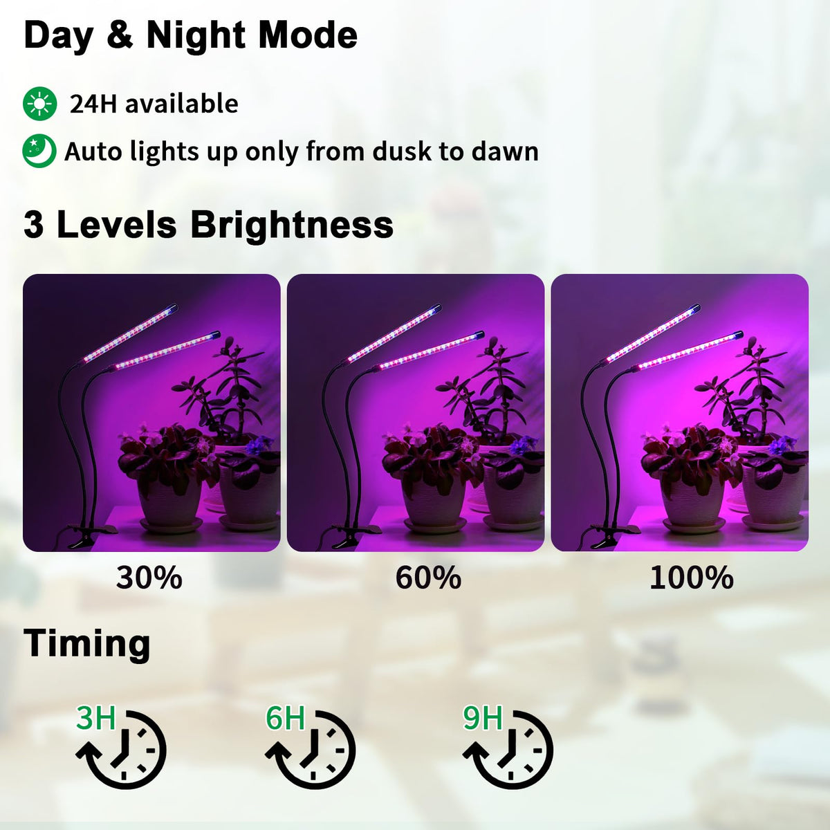 Ladate multi-mode unit with timer settings for automation and convenience.