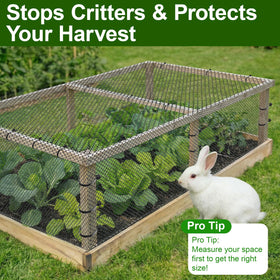 Laddatz durable plastic netting withstands outdoor wear and seasonal weather.