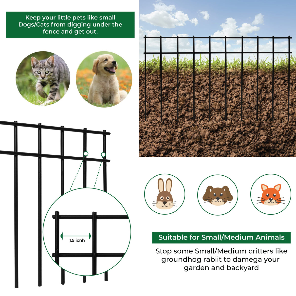 LADECH 4-gauge steel with powder coating for outdoor durability and rust resistance.