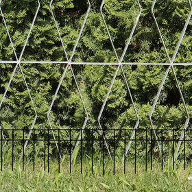 LADECH easy install with hammer and gloves, compatible with existing fencing.