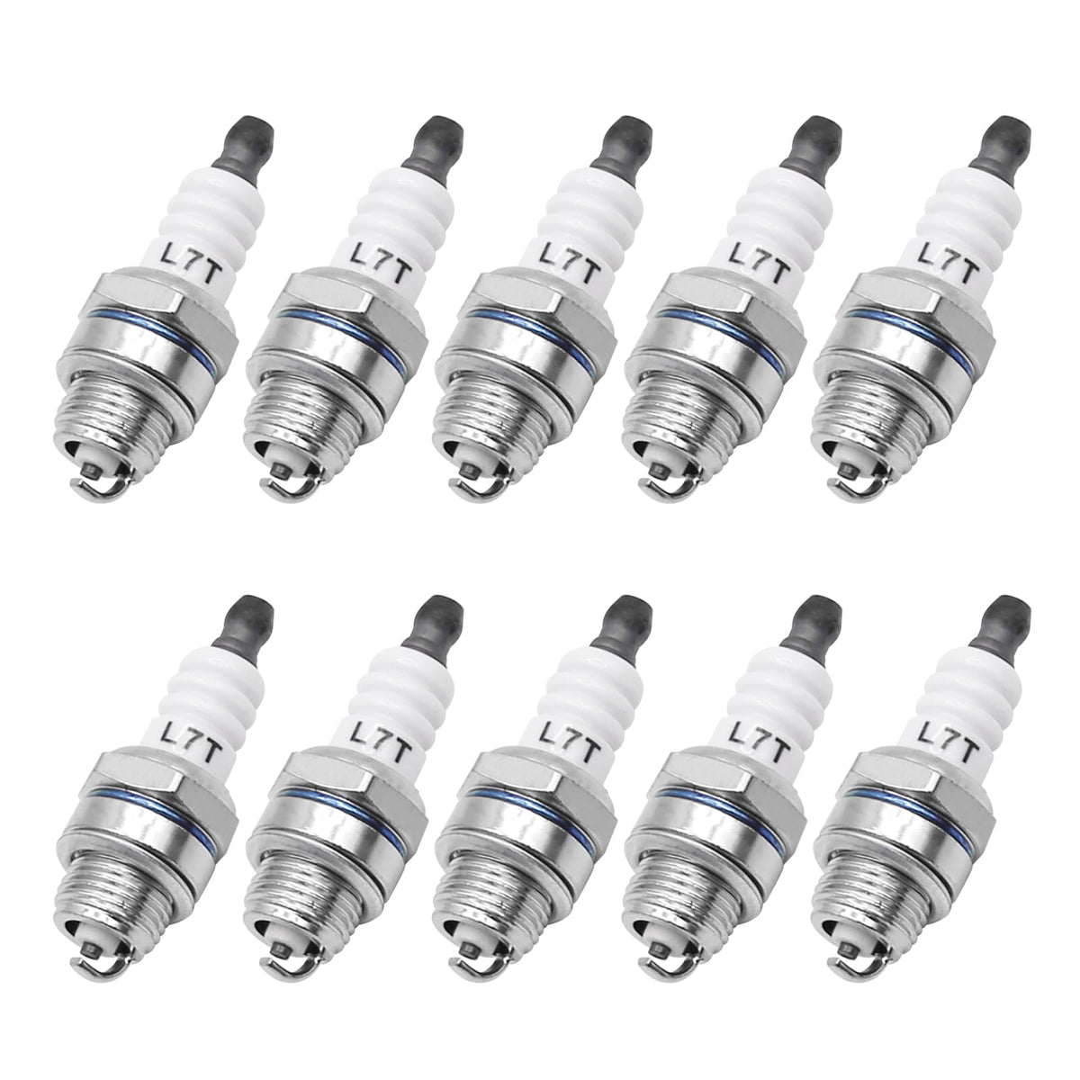 laffoonparts spark plug kit label shows model compatibility overview.