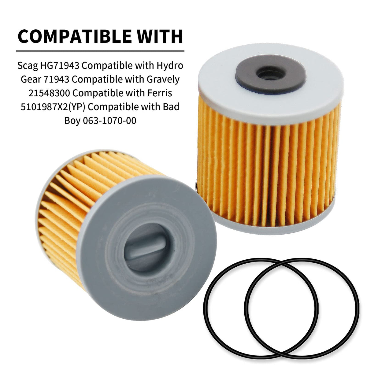 LaffoonParts Ferris 5101987X2YP filter supports smooth service on Ferris units.