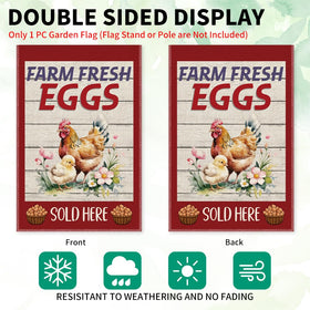 LAGZDFC Double-sided farmhouse flag adds charm to porches and gardens.
