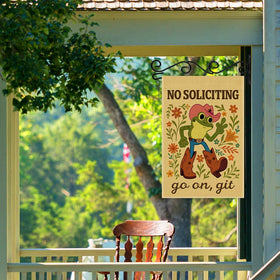 LAGZDFC Friendly flag makes a thoughtful outdoor gift for friends and family.