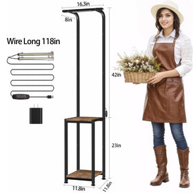 LAIDUOLEOE indoor corner plant stand fits living room décor