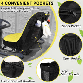 LAIKOU seat cover with four pockets keeps tools within easy reach