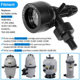 LAIKOU valve dial cover transparent for quick visual pressure reading in pool filters