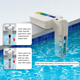 LAJBZ adjustable float allows precise water level control for pools, spas, fountains
