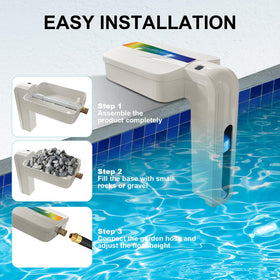 LAJBZ pool leveler protects pumps by maintaining adequate water levels automatically