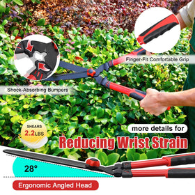 LAKEROD long-handle design adds leverage for easier pruning.
