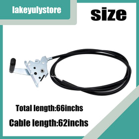 Lakeyulystore throttle lead 1 inch view, supports precise fit during installation.