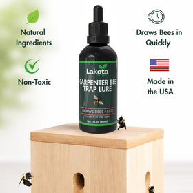 Lakota Naturals lure close-up showing natural ingredients.