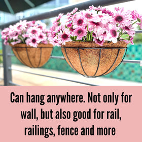 LáLáGreen balcony planter enhances porch and patio aesthetics.