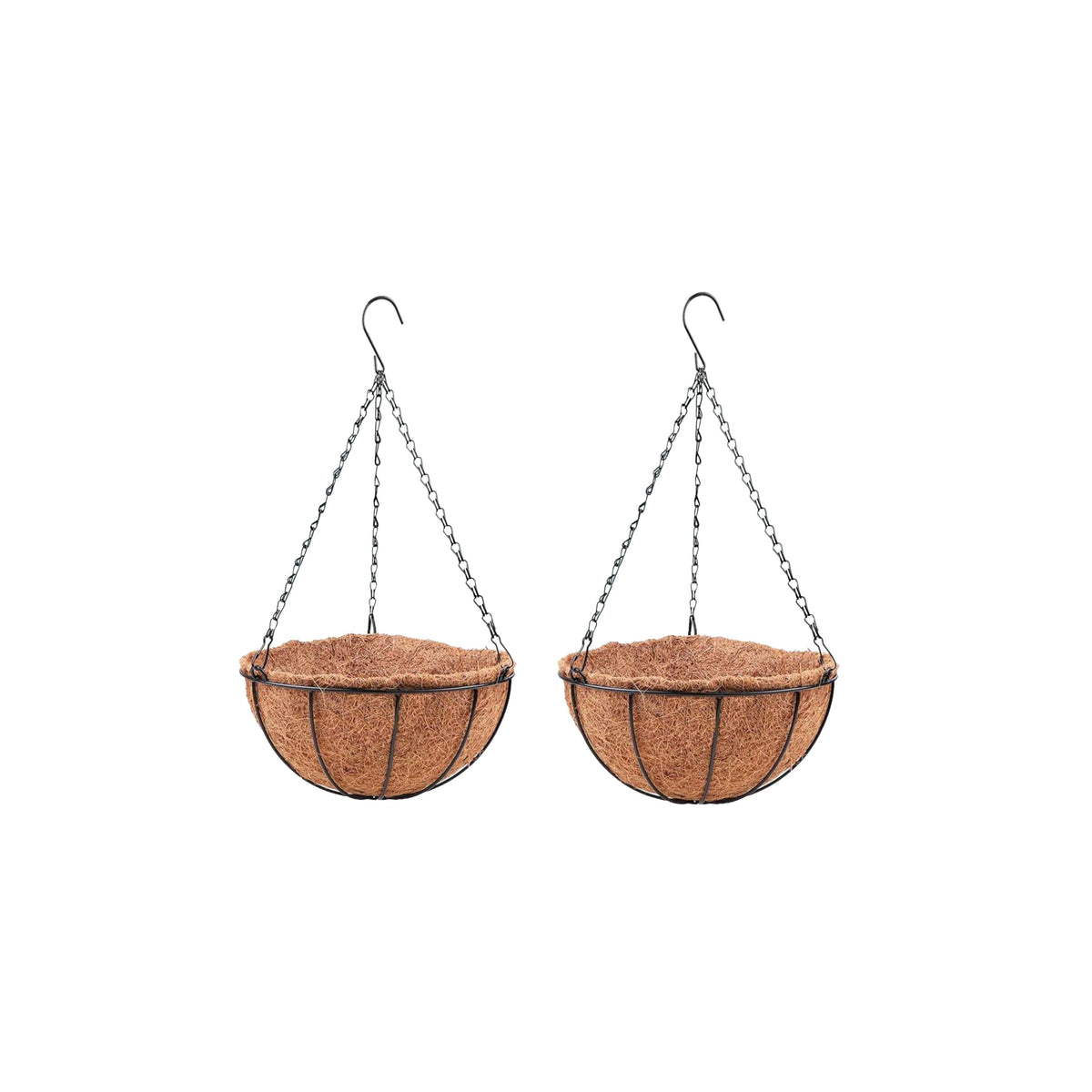 Lalagreen hanging planter 12inch metal wire for sturdy outdoor display