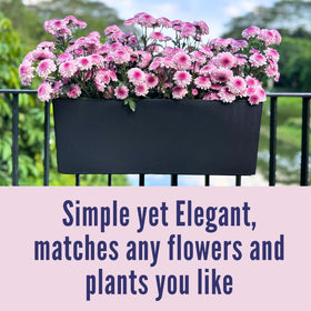 LáLáGreen self-watering feature supports steady moisture for thriving balcony gardens.