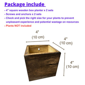 LáLáGreen wall-hanging planter box showcasing vertical space use