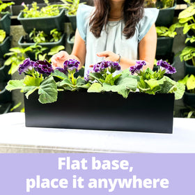 LáLáGreen planter on deck ideal for indoor/outdoor decorating