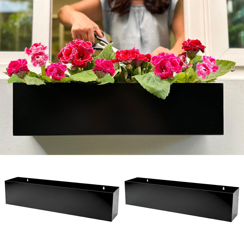 LáLáGreen wall planter 24-inch front view, durable display for indoor succulents