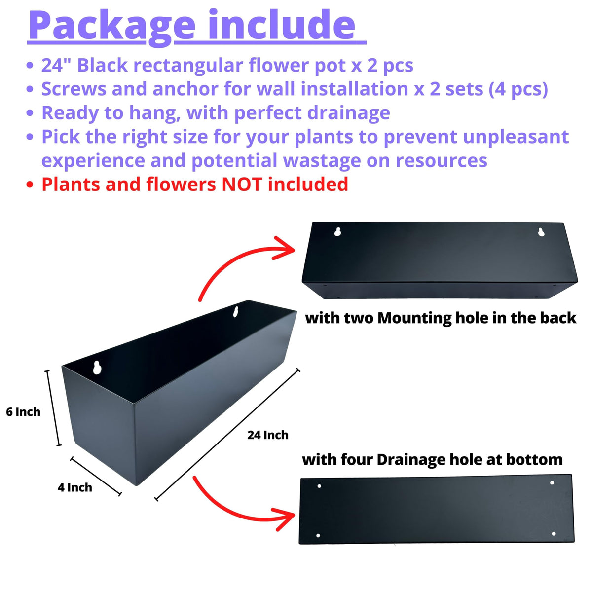 LáLáGreen wall planter side view highlights slim profile for balconies