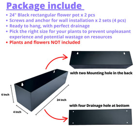 LáLáGreen wall planter side view highlights slim profile for balconies