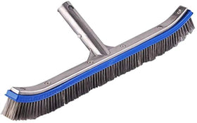 LALAPOOL 18in wall brush cleans pool walls and surfaces with powerful scrubbing action.