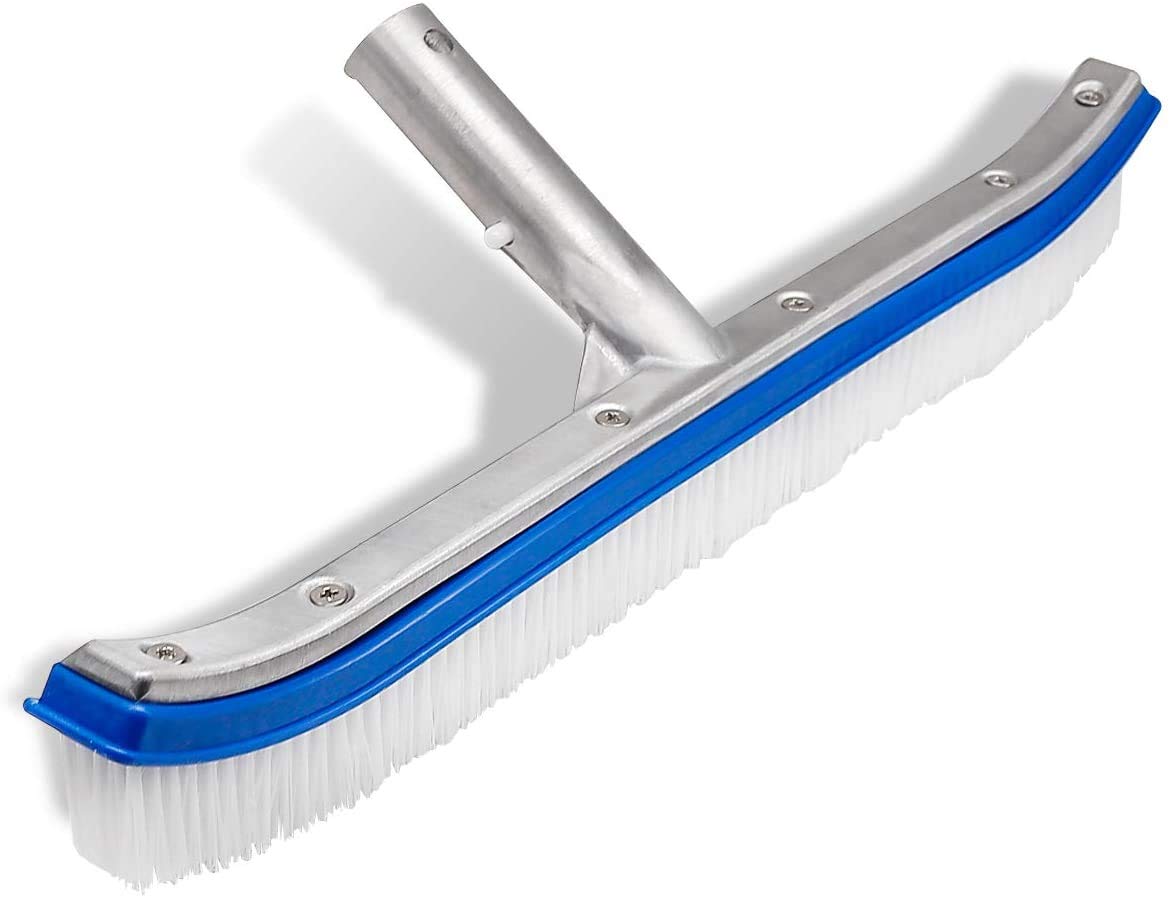 LALAPOOL 18-inch wall brush for pool walls with wide sweep for quick cleaning.