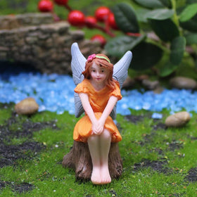 Lamnes decorative fairies add color and whimsy to indoor or outdoor micro-landscapes.