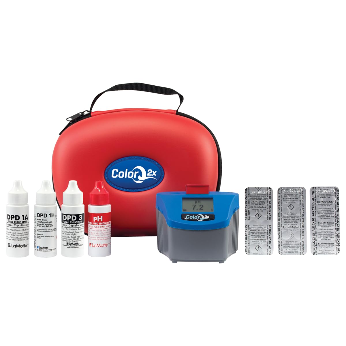 LaMotte ColorQ 2x Pro 7 photometer for on-site pool testing with Bluetooth