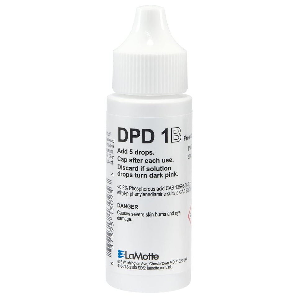 LaMotte P-6741-G DPD 1B chlorine reagent bottle for accurate water testing