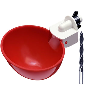 LANARP 16-pack poultry waterer cups assembly shows durable PP construction for clean hydration