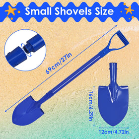 Lanathel kids beach digging shovel in blue for sandcastle play.